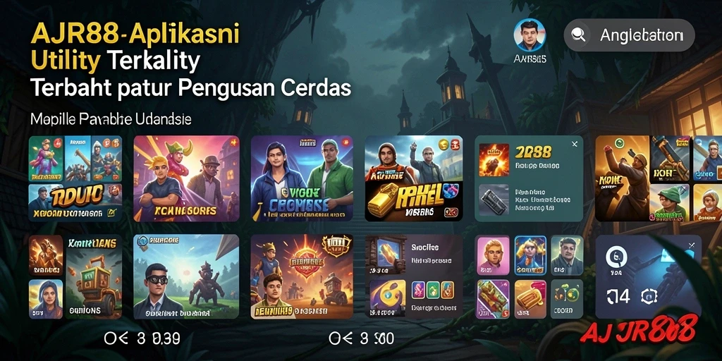 Tampilan antarmuka utama AJR88 yang intuitif dan menarik.