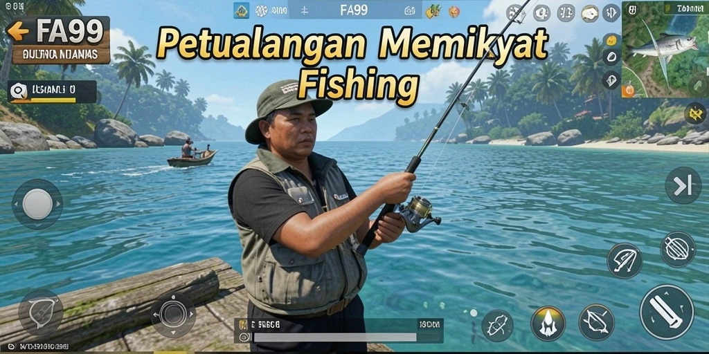Tangkapan ikan yang memukau dalam gameplay FA99.