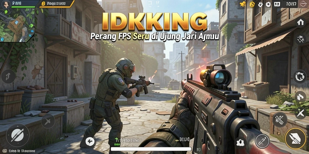 Tangkapan layar gameplay IDRKING yang menunjukkan aksi pertempuran mendebarkan.