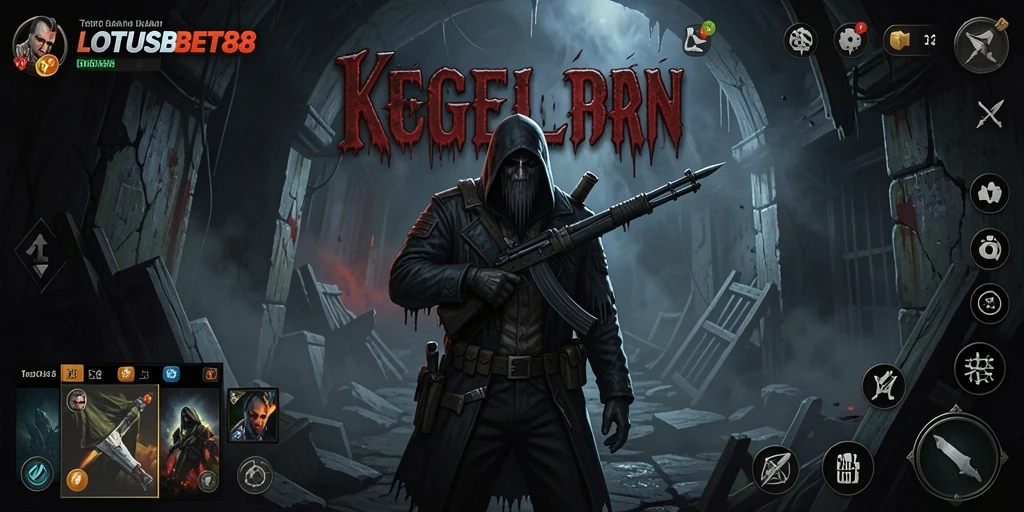 Tangkapan layar yang menunjukkan momen menegangkan dalam LOTUSBET88.