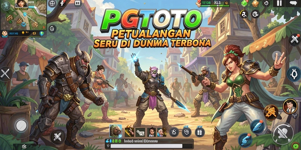 Screenshot PGTOTO menampilkan gameplay dalam dunia terbuka yang menakjubkan.