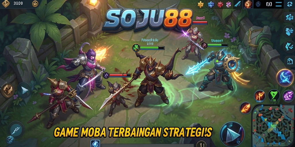 Tampilan gameplay menarik di SOJU88 yang menampilkan pertempuran seru.