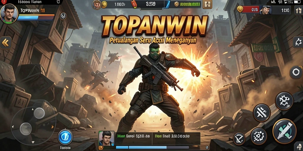 Tangkapan layar menampilkan aksi seru dalam gameplay <strong>TOPANWIN</strong>.